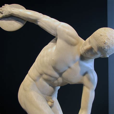 Discobolus Museum Replica Symbol Of Olympic Games Ancient Greek