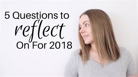 Past questions are helpful tools for preparing for examinations as they provide you with practical insight into how the examination body sets their exams, how the exam you are preparing. 5 Questions To Reflect On The Past Year (2018) - YouTube