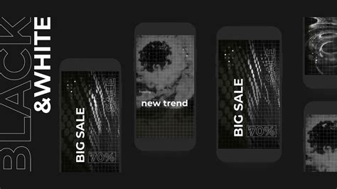 Use custom templates to tell the right story for your business. Black White Stories Pack Instagram - FilterGrade