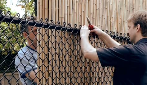 How To Add Privacy With A Chain Link Fence Chain Link Fence Chain