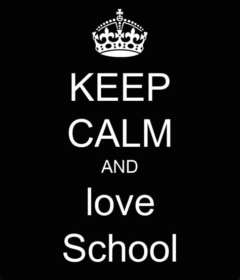 Keep Calm And Love School Poster Дамир Keep Calm O Matic