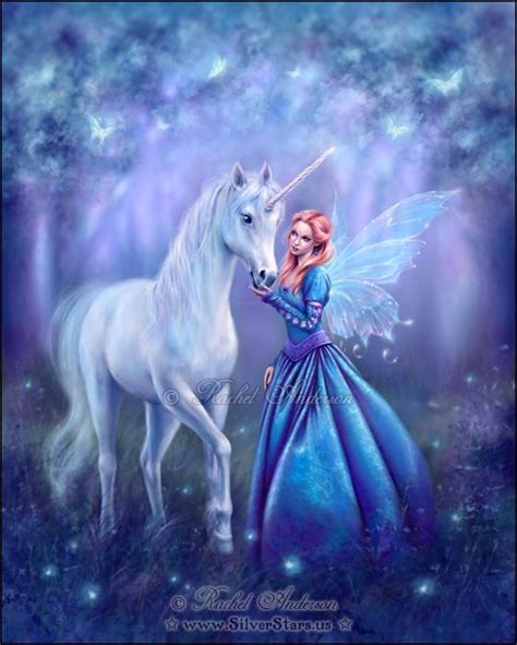 Epona By Rachel Anderson Unicorn And Fairies Fairy Art Fairy Paintings