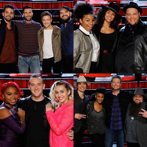 The Voice Season 11 Usa 2016 Complete List Of Top 8 Semi Finalists