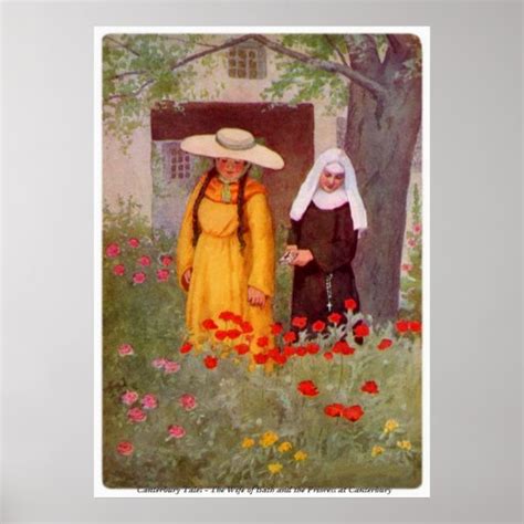 Canterbury Tales The Wife Of Bath And The Prioress Poster Zazzle