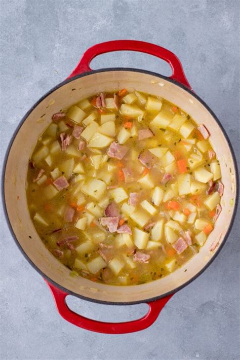 Easy Ham And Potato Soup The Clean Eating Couple