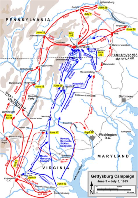 The American Civil War Battle Of Gettysburg Owlcation