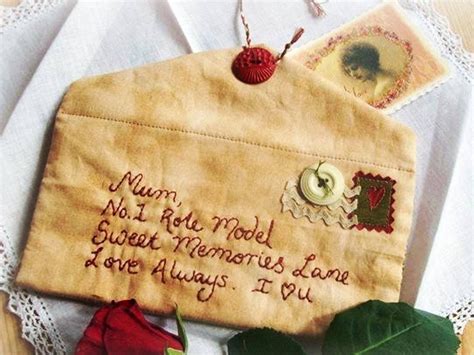 Love Letter To Mother Beautiful Needlework Embroidery Transfers