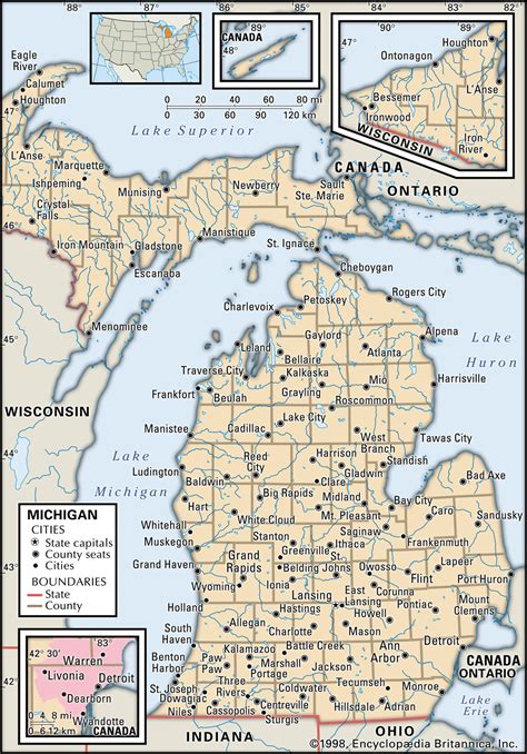 Map Of Michigan Upper Peninsula And Travel Information Download Ruby Printable Map
