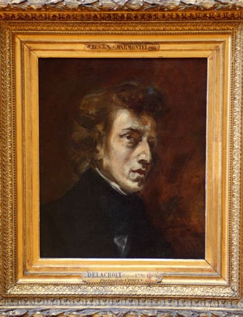 Portrait Of Frédéric Chopin Ferdinand Victor Eugène Delacr