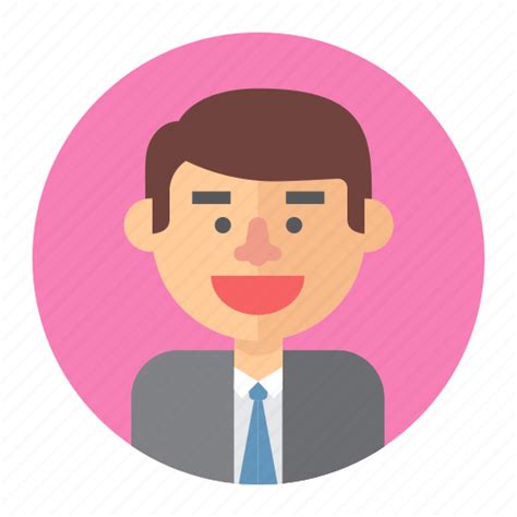 Avatar Lawyer Male Man Professions Salesman Icon