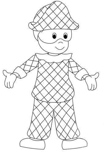 Carnevale si avvicina e la ricerca di idee per un travestimento originale si fa più serrata. Maschere Carnevale Arlecchino Da Colorare - Coloring book ...
