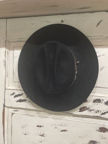 Bailey Cowboy Hat Black Lite Felt Wool Water Repellent Leather Band Hat