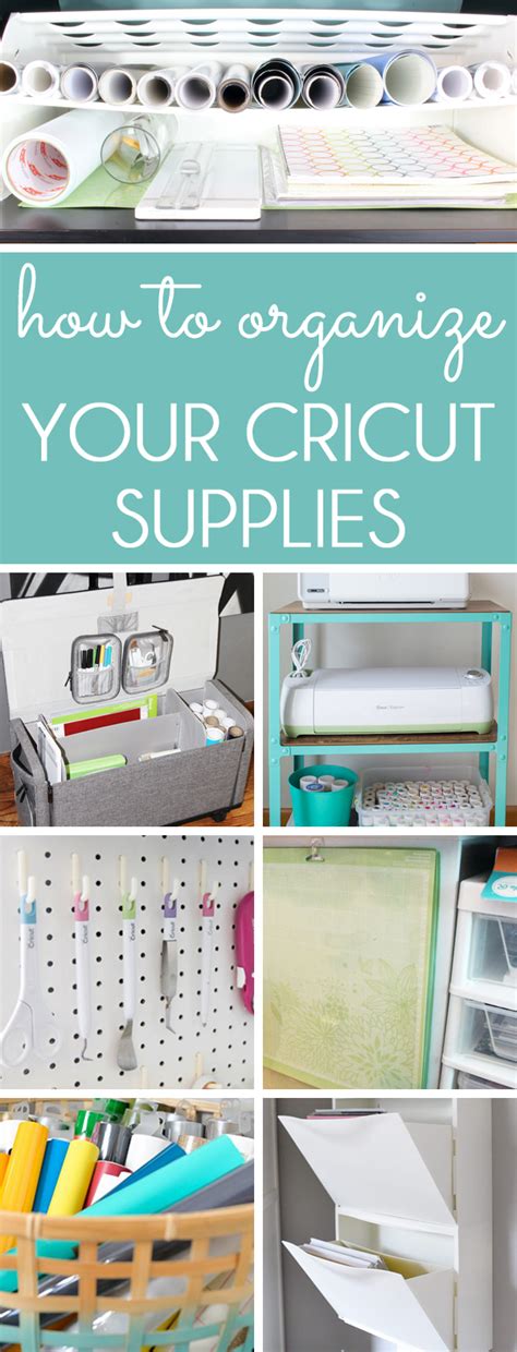 Diy Craft Table For Cricut How I Store My Cricut Supplies With The