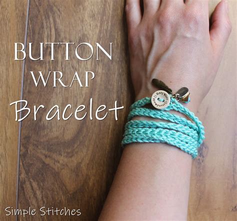 Button Wrap Charm Bracelets Crochet Crochet Jewelry Crochet