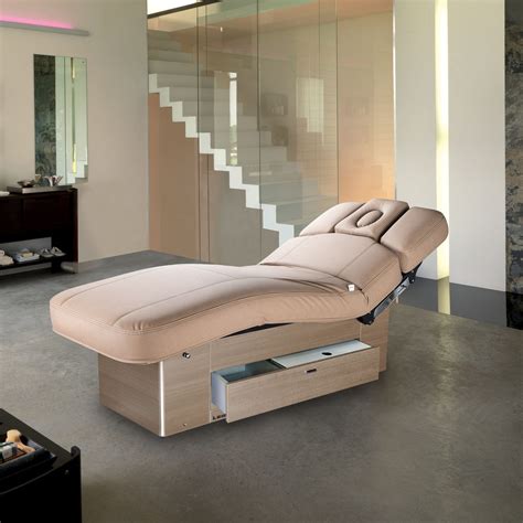 Electric Massage Table Portofino Evo Lemi Beauty And Spa Wooden