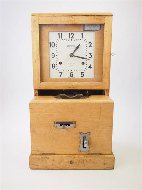 National Time Recorder Ltd Clocking In Clock 279211 Sellingantiques