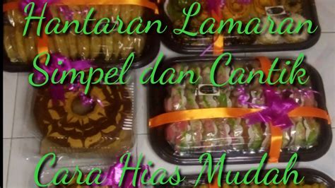 Maybe you would like to learn more about one of these? Kue Hantaran Lamaran simpel dan cantik | Cara hias ...