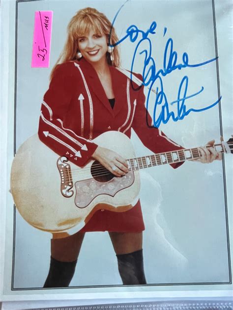 Carlene Carter Singer Autograph Williamsburg Nostalgia Fest