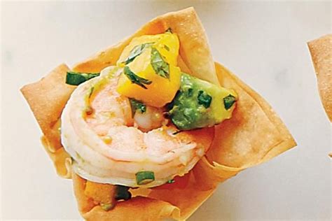 Shrimp And Avocado Salad Phyllo Cups Canadian Living Phyllo Cups