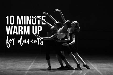 10 Minute Warm Up Routine For Dancers Coury And Buehler Physical Therapy