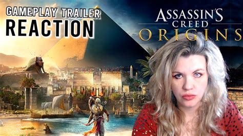 Assassin S Creed Origins Gameplay Trailer Reaction 4K YouTube