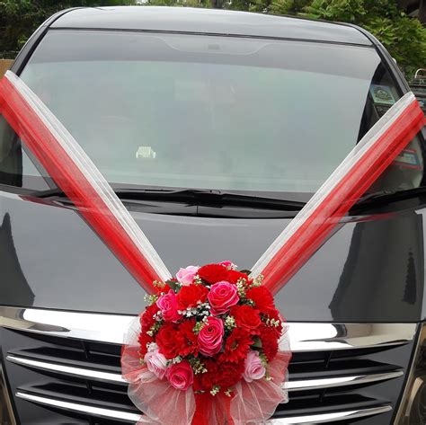 Kereta pengantin wedding car 新娘花车. Wedding Car Deco Hiasan Kereta Pengantin Selangor: Red ...