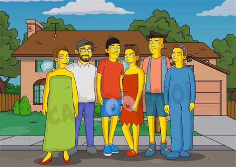 Toute la famille habillée en Mode Simpson 😬. Merci à tous pour votre