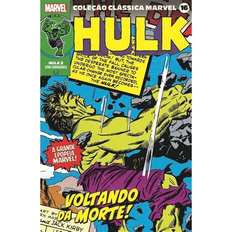 Livro Coleção Clássica Marvel Vol 16 Hulk Vol 2 Submarino