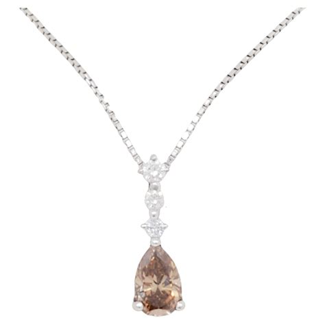 297 Carat White And Brown Diamond Juggling Clown Necklace In Platinum