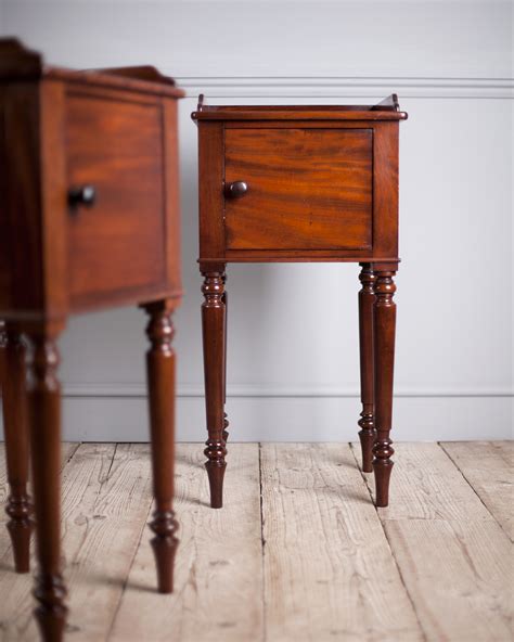 Pair Of Antique Bedside Tables Pot Cupboard Antique Bedside Cupboards Nightstand Bedside
