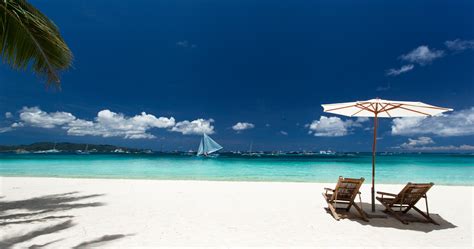 4k Summer Wallpaper Beach Chairs In The Bahamas 4096x2160 Wallpaper