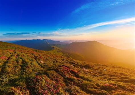 Premium Photo Amazing Mountain Sunrise