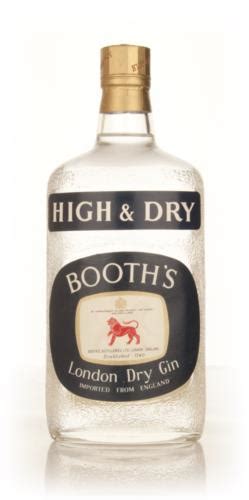 Jake was meeting his friend at the café, as they had. Booth's High & Dry London Dry Gin - 1960s - Master of Malt