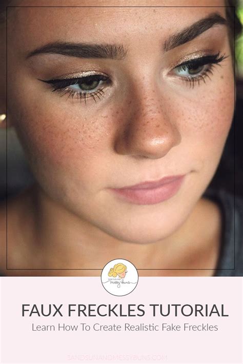 Want To Learn How To Make Fake Freckles This Tutorial Teaches You How To Get A Sunkissed Look