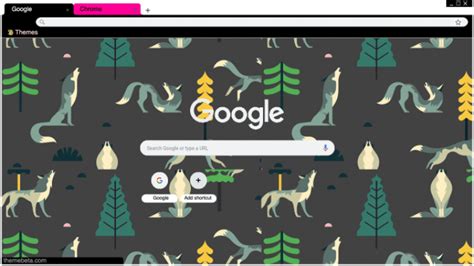 Just Some Random Wolves Chrome Theme Themebeta