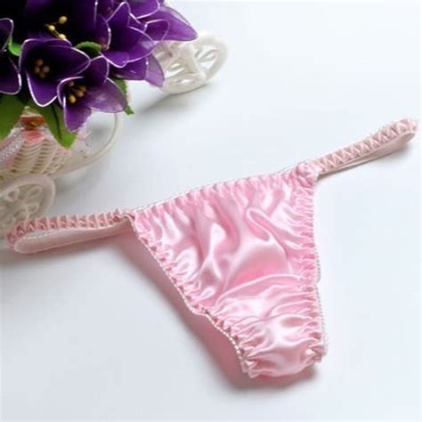 Bra And Underwear Sets Silk Underwear Satin Panties Bikini Panties Thongs Panties G Strings
