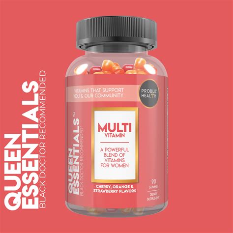 Queen Essentials Womens Daily Multi Vitamin Plant Based Gummies