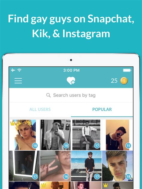 Gay Usernames For Kik And Snapchat Meet And Date App Apprecs