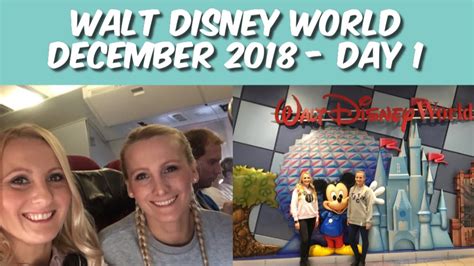 Disney World December 2018 Vlog Day 1 Travel Day All Star Sports