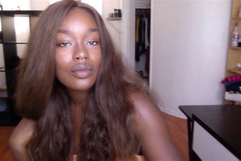 A deep side part and sleek blow dry give a polished finish. "Milani" color #4 on dark skin VixenLaceWIgs.com IMAC web ...