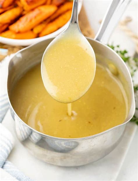 This Homemade Chicken Gravy Recipe Is Easy To Make With Broth And No