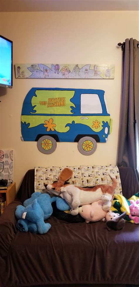 Scooby Doo Bedroom Room Decor Toddler Bed Decor