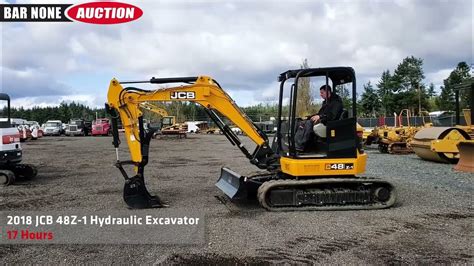 2018 Jcb 48z 1 Hydraulic Excavator Youtube