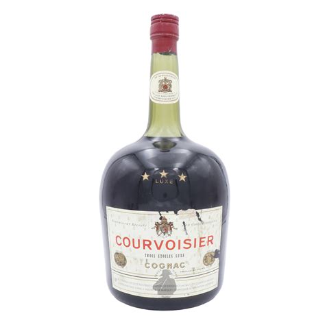 Courvoisier Cognac 3 Stars Luxe 3 Liters 1960 I Rare Treasure