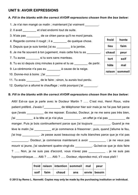 6 Language Arts Writing Worksheets for Ged Easily French Activity