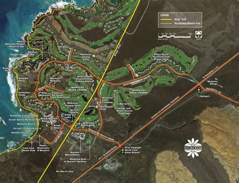 Resort Map And Directions Waikoloa Beach Resort