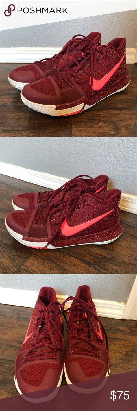Kyrie irving references an old pair of kobe bryant shoes with his latest sneaker. Nike Kyrie Irving 3 EP Basketball Red Shoes 11.5 in 2020 (With images) | Red shoes, Nike kyrie ...
