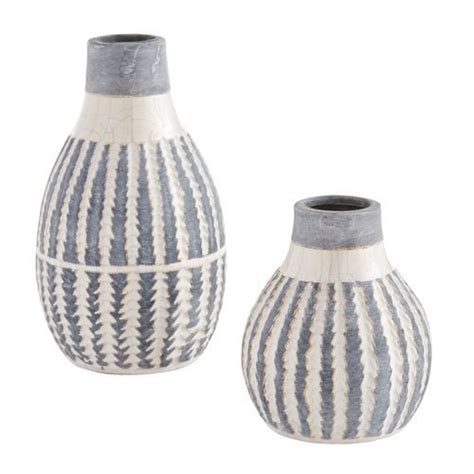 See more ideas about house and home magazine, chanukah decor, hanukkah food. Gray Stripes Vase | Pier 1 Imports | Striped vase, Vase ...