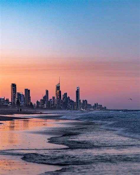 🇦🇺 Sunset Over Surfers Paradise Gold Coast Qld Australia By David
