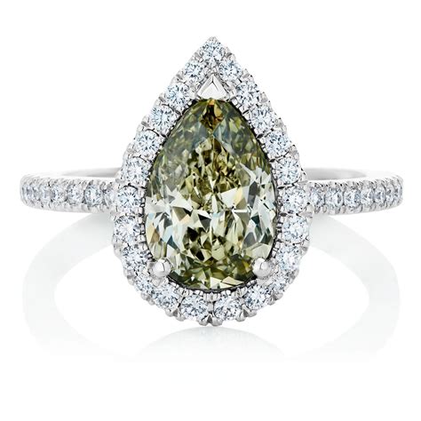 4 17 carat fancy intense yellow green diamond ring chatila the jewellery editor